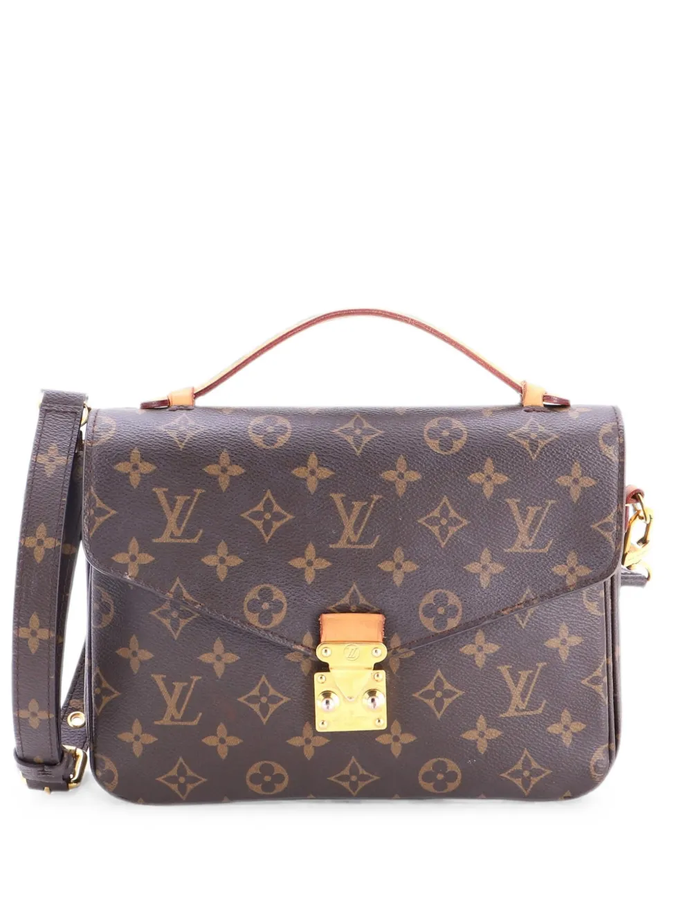 Louis Vuitton Pre-Owned Pochette Metis East West Umhängetasche aus Monogramm-Canvas - Braun