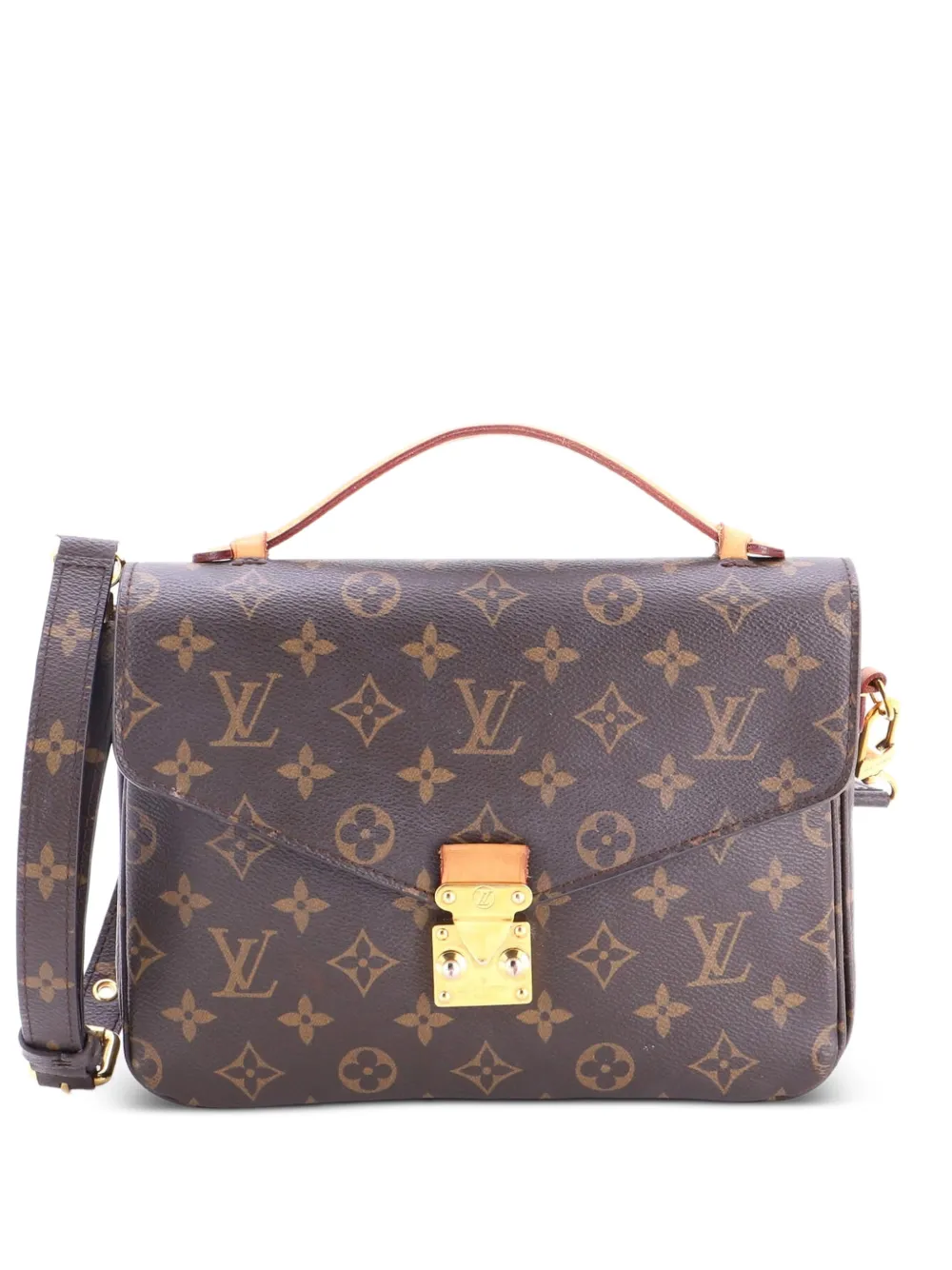 Louis Vuitton Pre-Owned Borsa a tracolla Pochette Metis in tela con monogramma - Marrone
