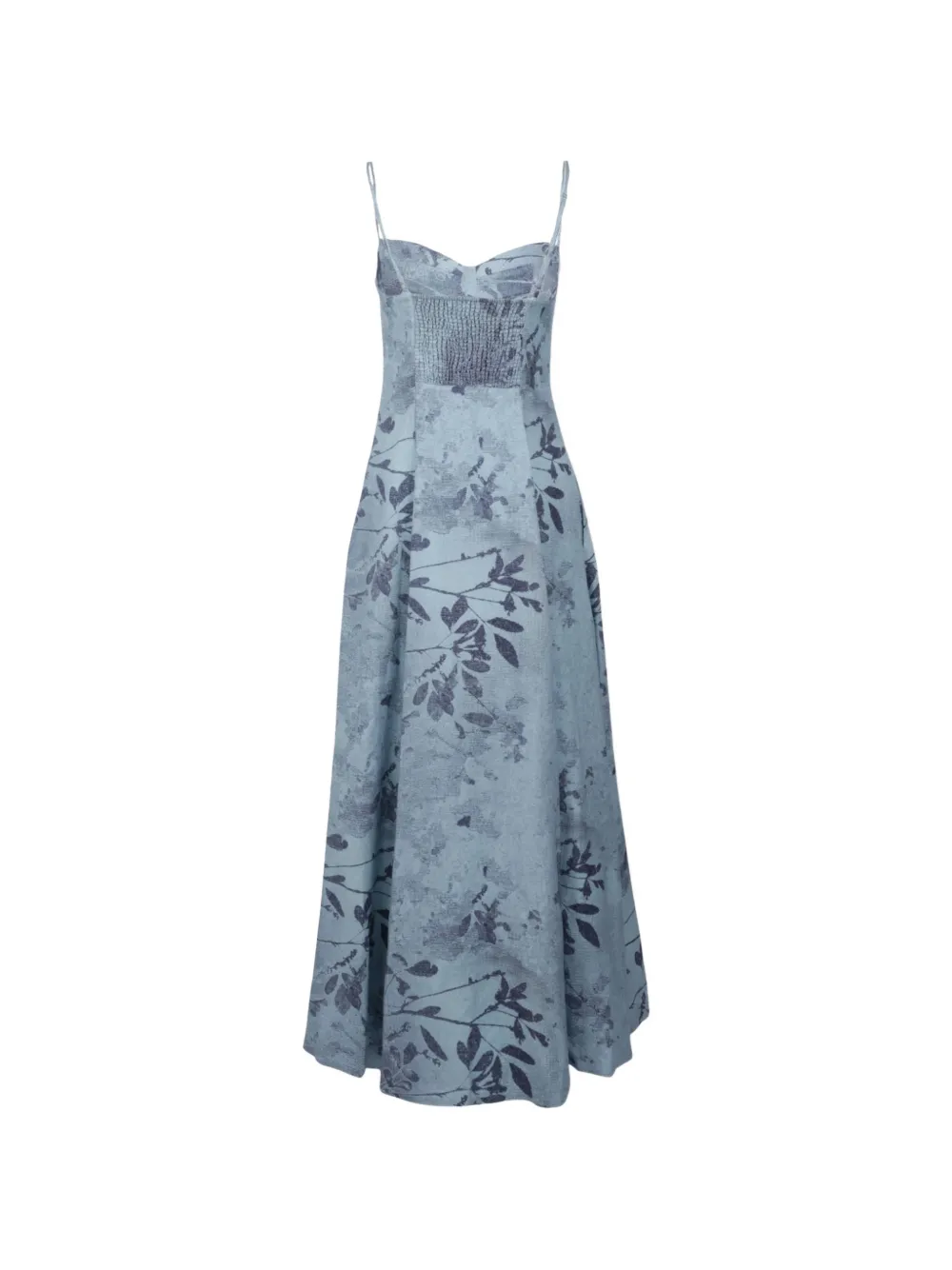 SIMKHAI Jurk met bloemenprint Blauw