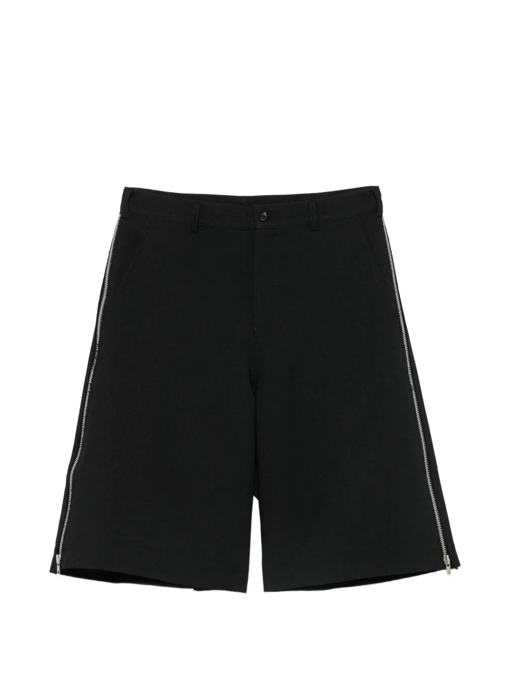 Comme Des Garçons Shirt zip-detail shorts - Black