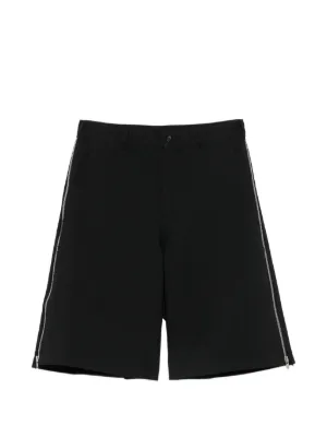 Raf Simons high-waisted Cotton Shorts | Black | FARFETCH