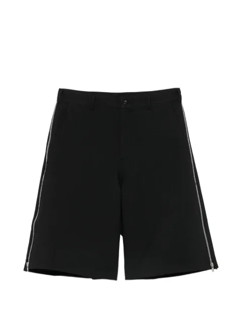 Comme Des Garçons Shirt pantalones cortos con detalle de cremallera