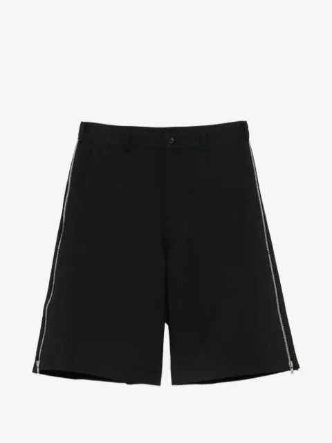 Comme Des Garçons Shirt zip-detail shorts