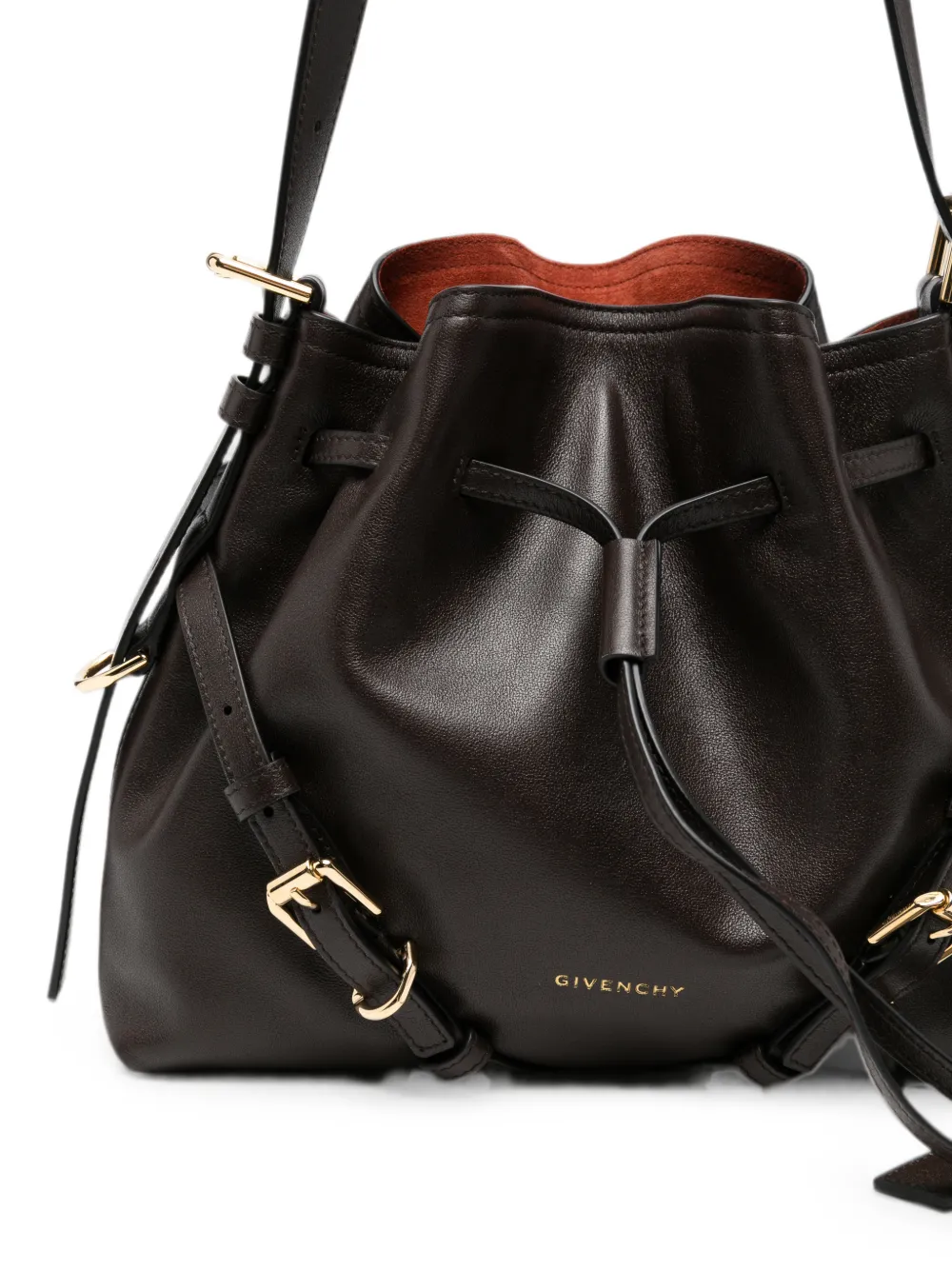 Givenchy Kleine Voyou leren bucket-tas Bruin