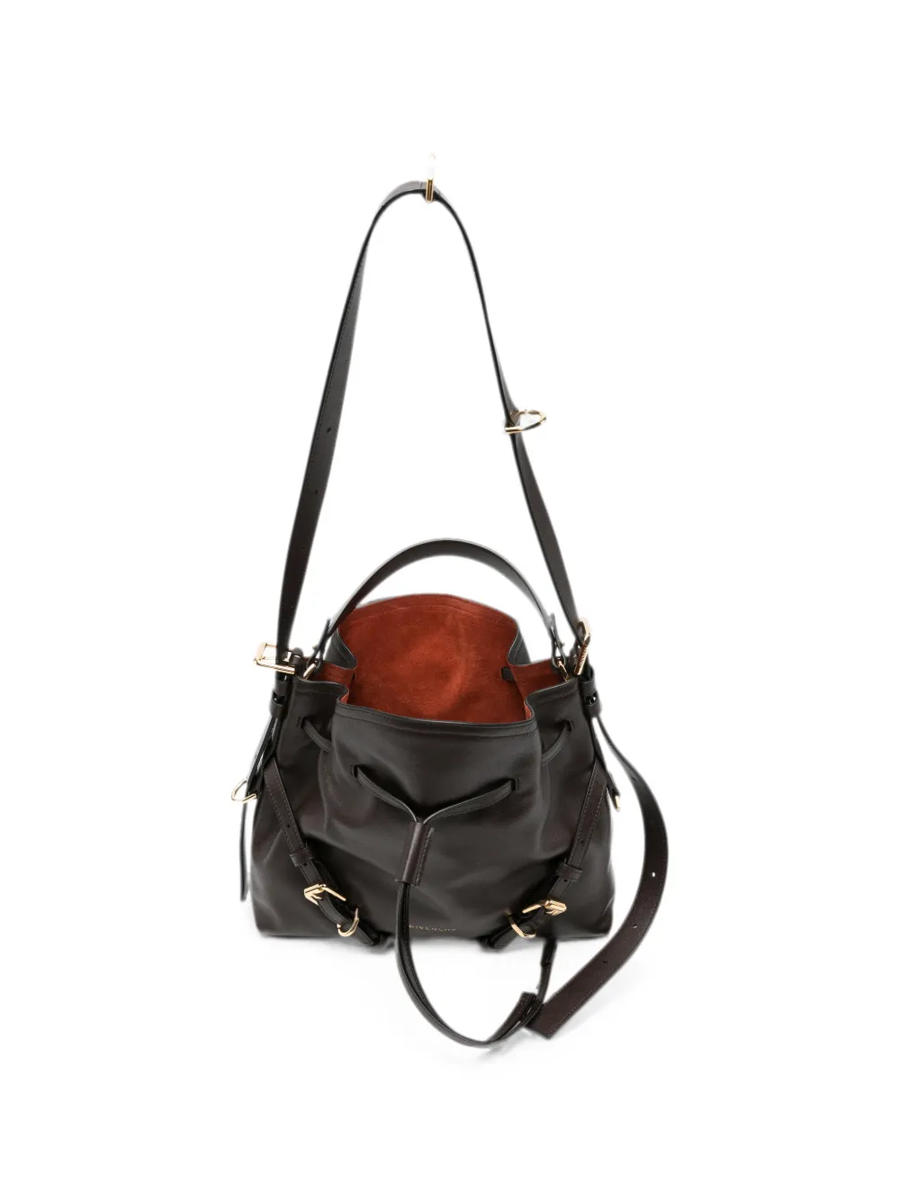 Givenchy Kleine Voyou leren bucket-tas Bruin