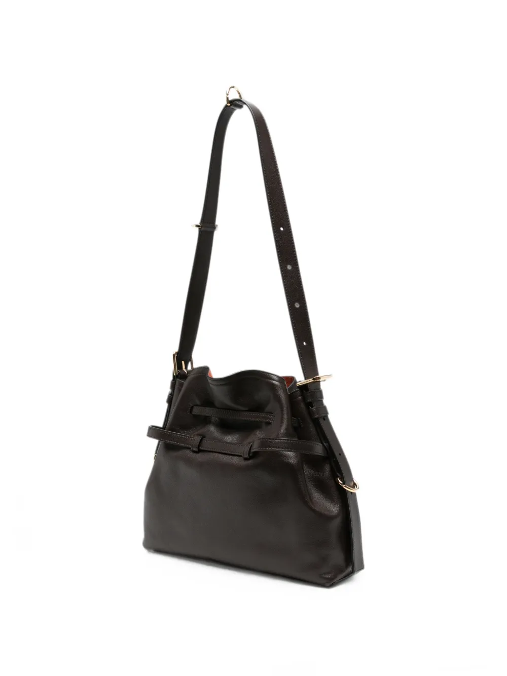 Givenchy Kleine Voyou leren bucket-tas Bruin