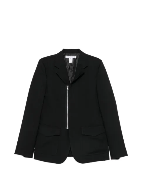 Comme Des Garçons Shirt zip-fastening blazer