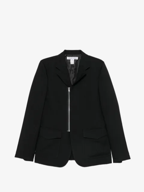 Comme Des Garçons Shirt zip-fastening blazer