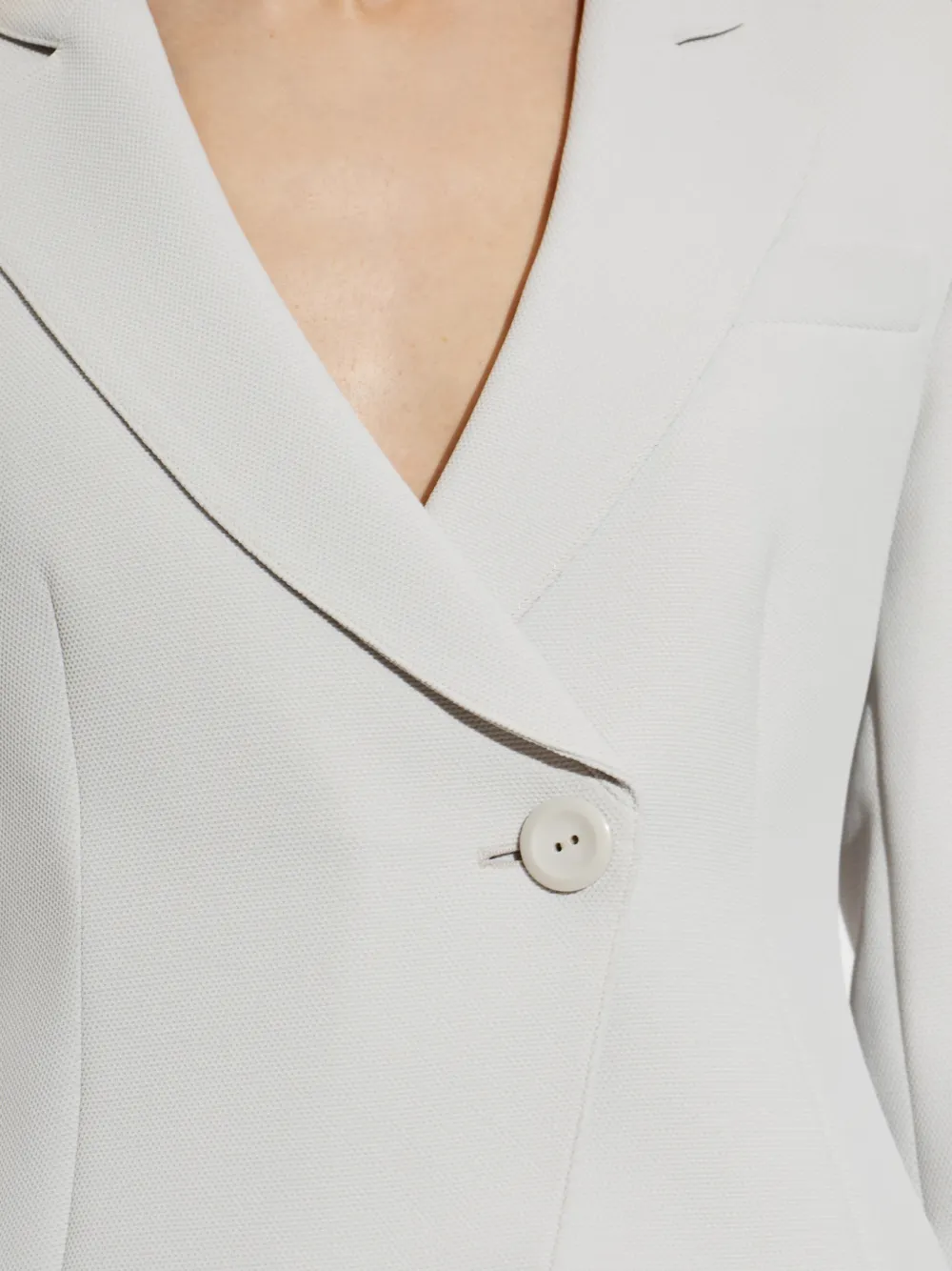 Emporio Armani Asymmetrische blazer Grijs