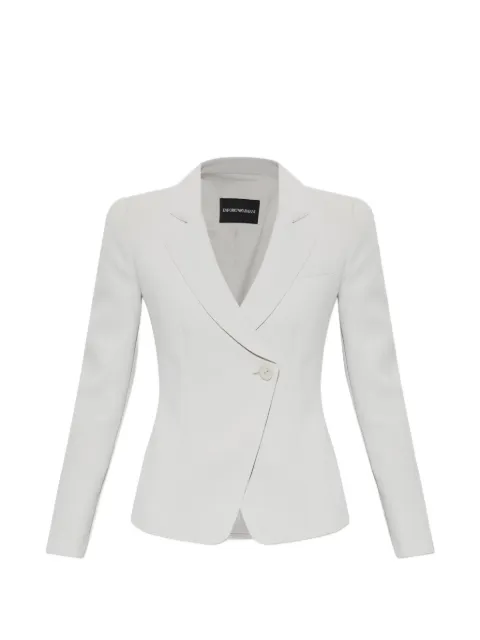 Emporio Armani tailored single-breasted blazer with notched lapels