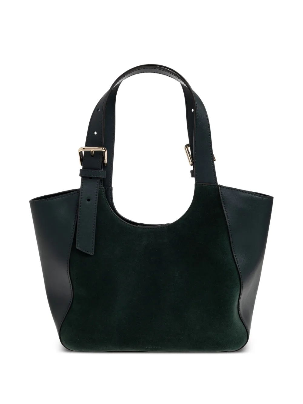 Furla Kleine Dora leren shopper Groen