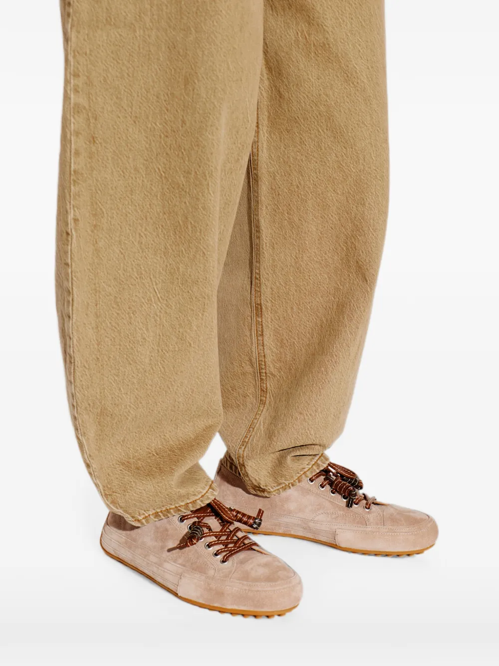 Tod's Suède sportschoenen Beige