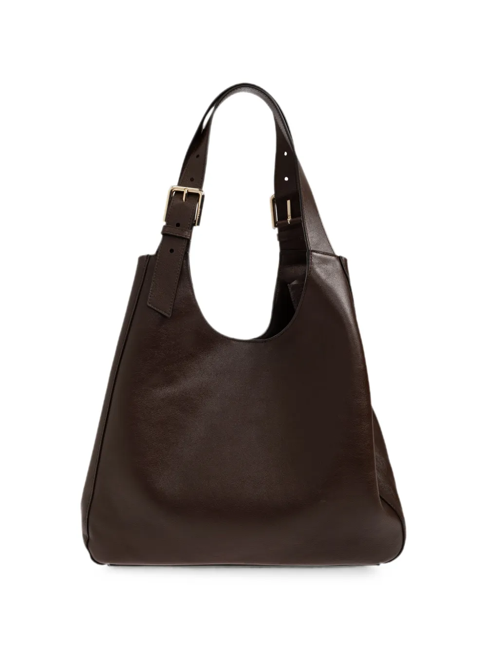 Furla Schoudertas met gespdetail Bruin