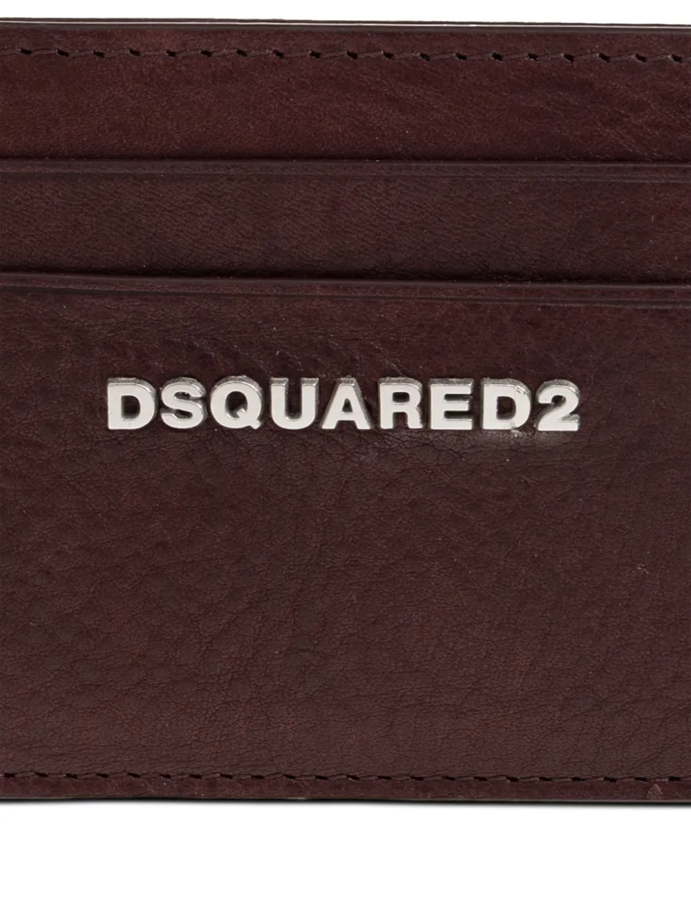 DSQUARED2 Pasjeshouder met logoplakkaat Bruin