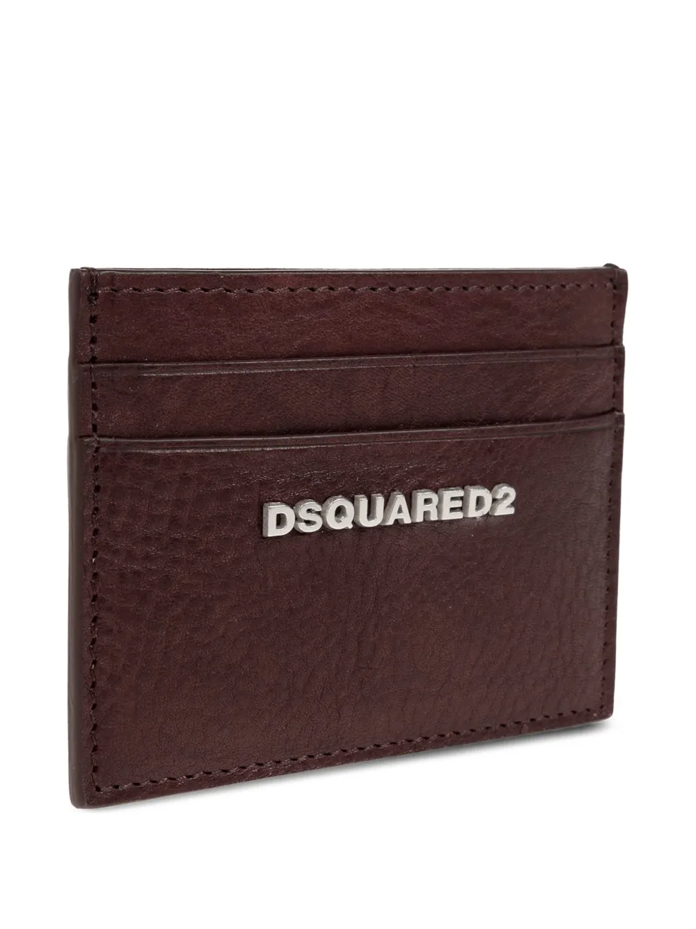DSQUARED2 Pasjeshouder met logoplakkaat Bruin