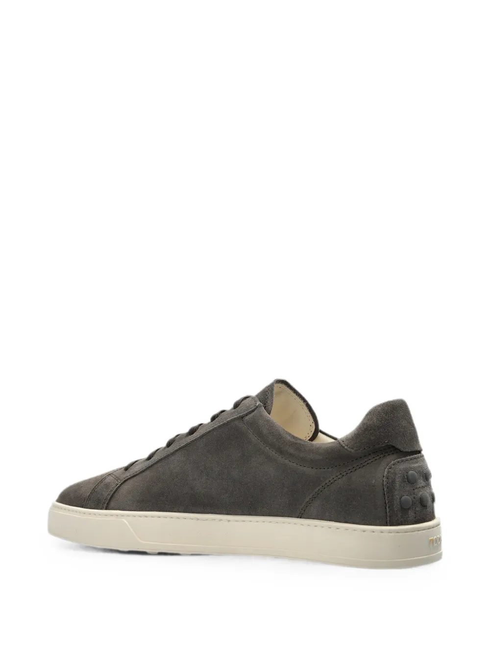 Tod's suede logo-embossed sneakers Grijs