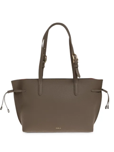 Furla tote de piel granulada