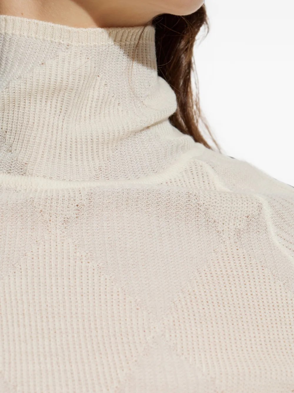IRO Coltrui met argyle-patroon Beige