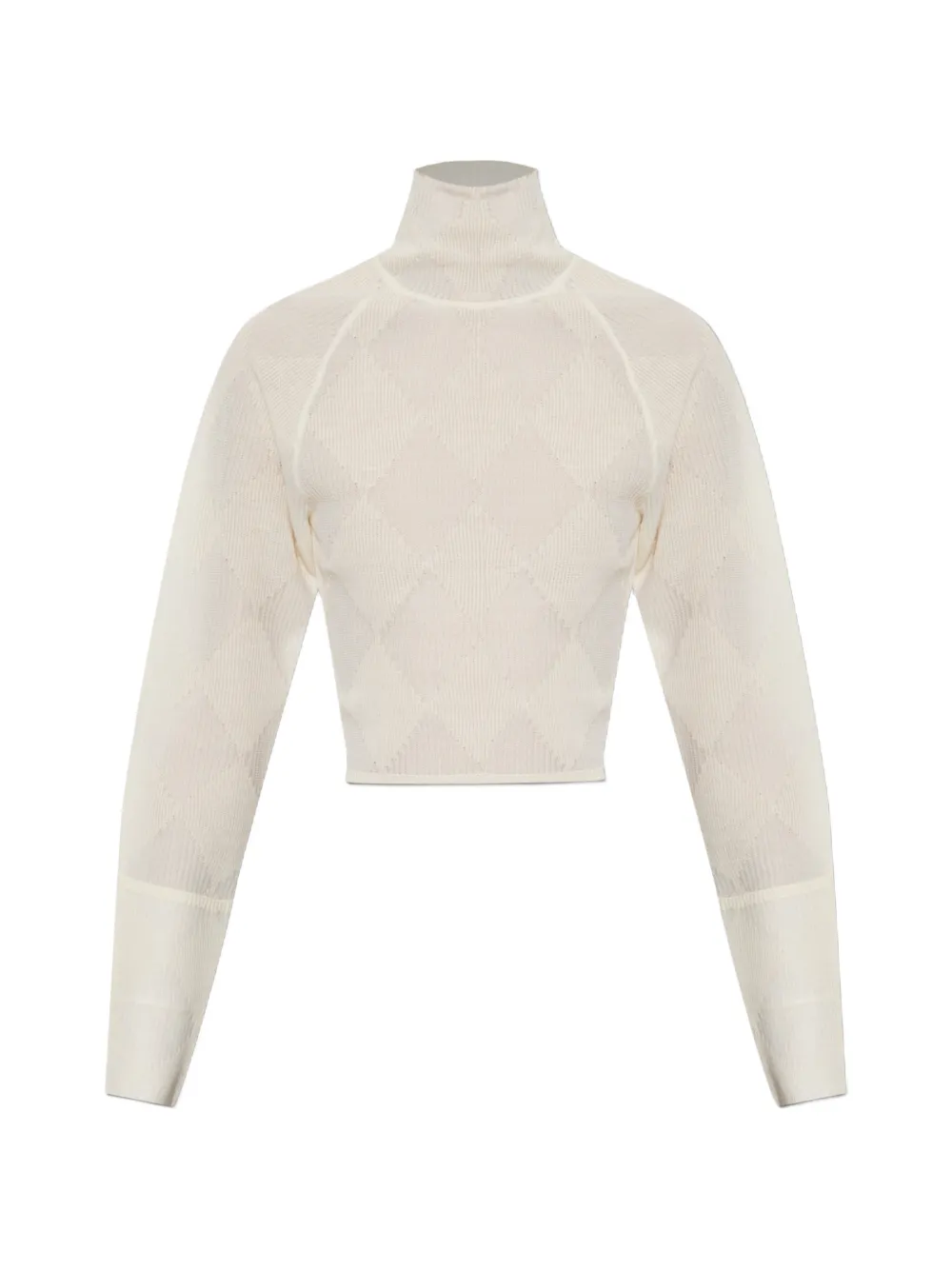 IRO argyle-knit roll-neck sweater - Toni neutri