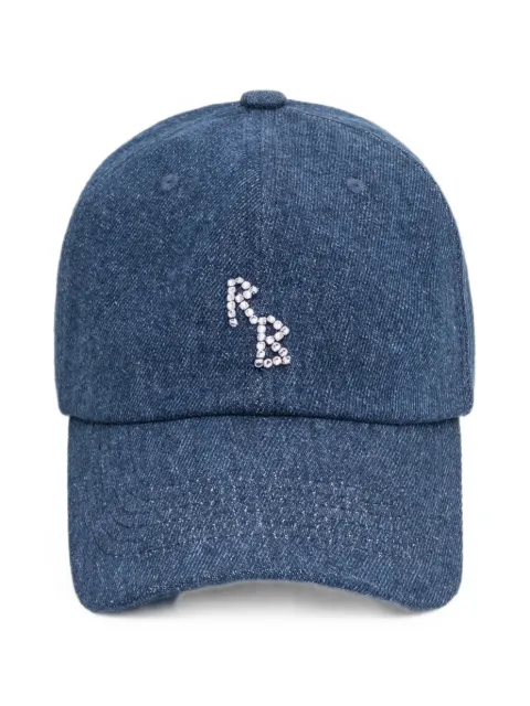 Ruslan Baginskiy crystal-embroidered denim baseball cap