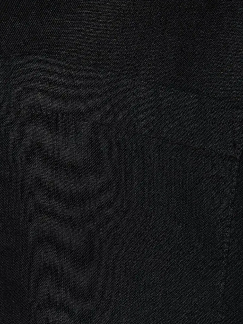 DKNY Blouse met verstelbare kraag en korte mouwen Zwart