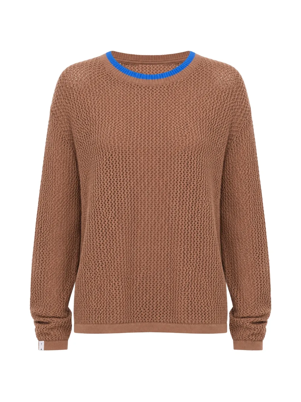 The Upside Avalon Bayli open-knit cotton sweater - Marrone