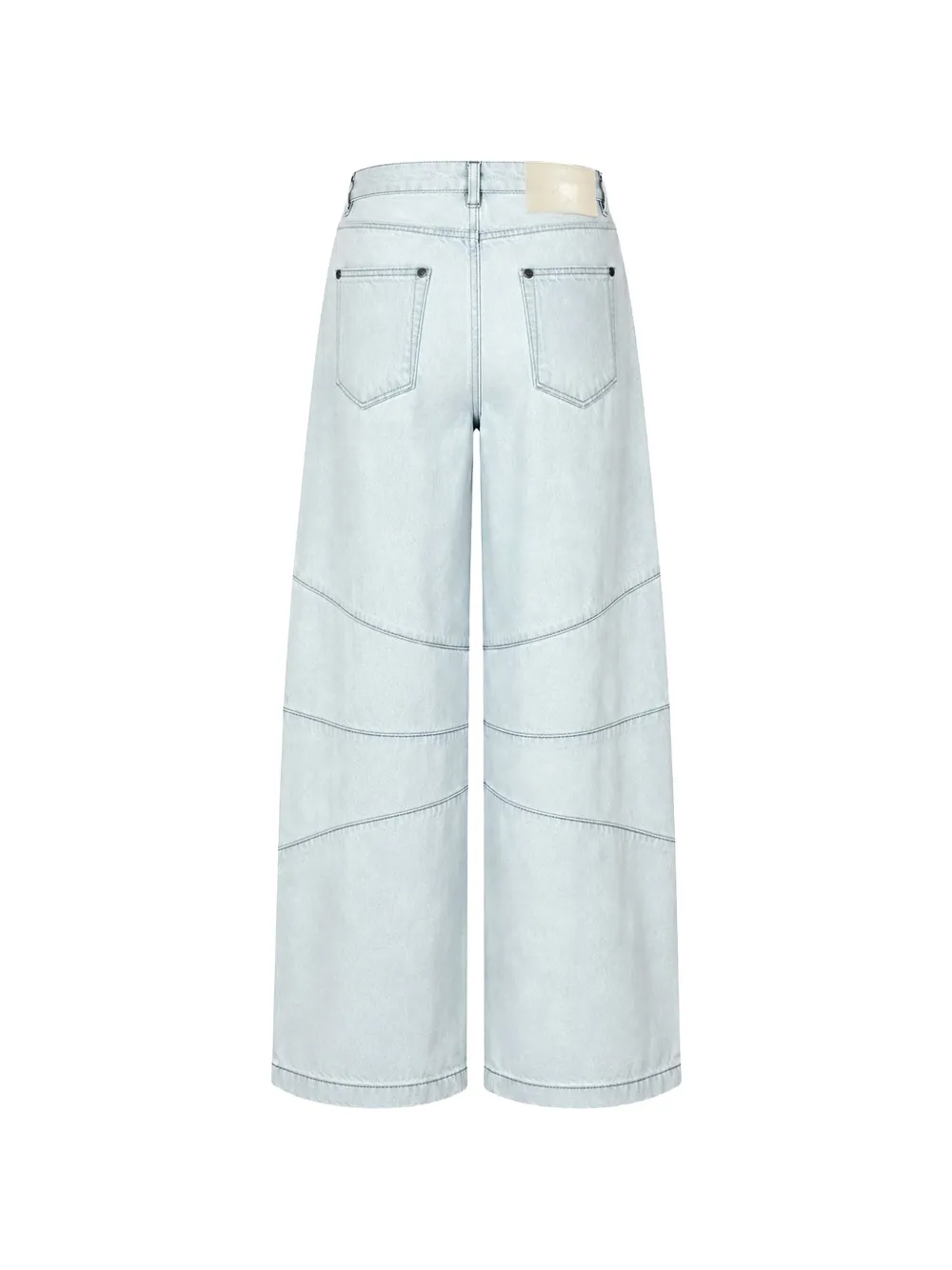 One Teaspoon Jeans met wijde pijpen Blauw