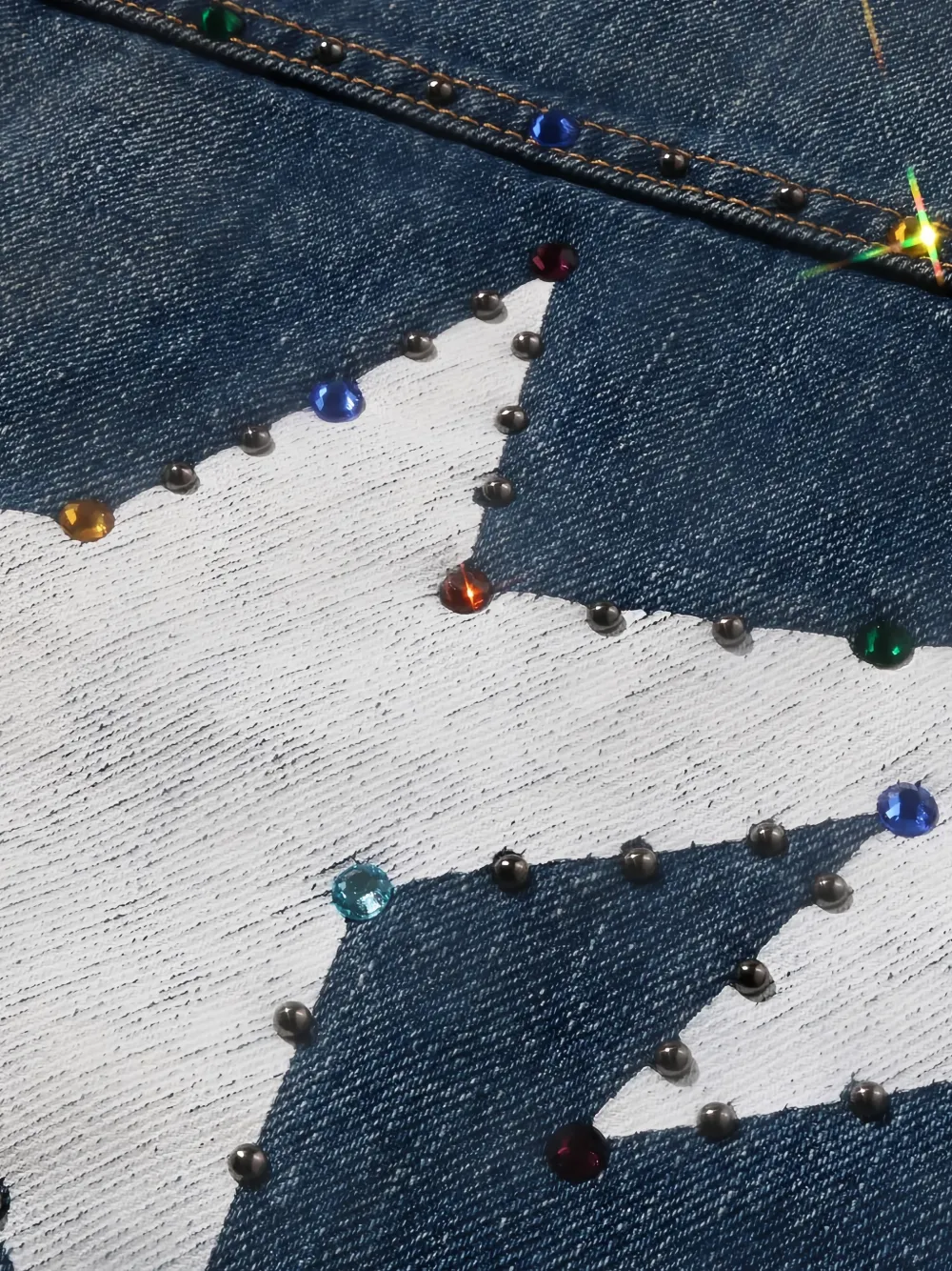 A BATHING APE Denim jack Blauw