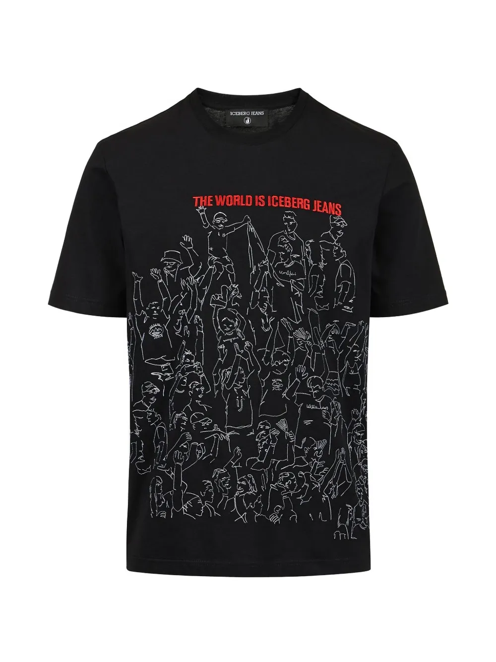 Iceberg graphic-print crew-neck T-shirt - Nero