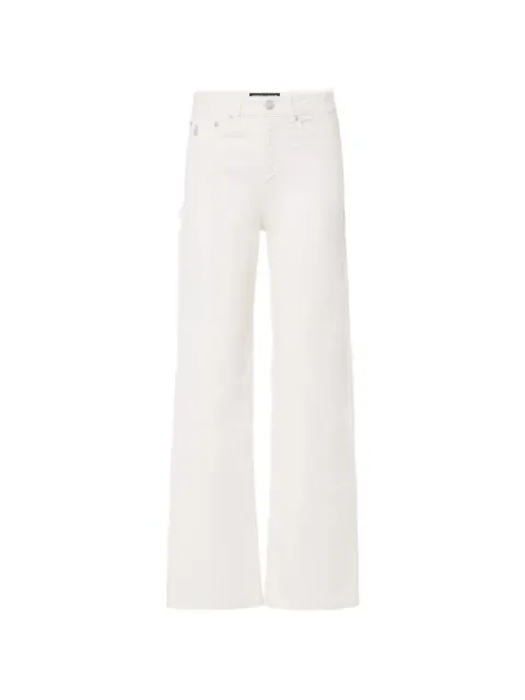 Iceberg logo-plaque wide-leg jeans