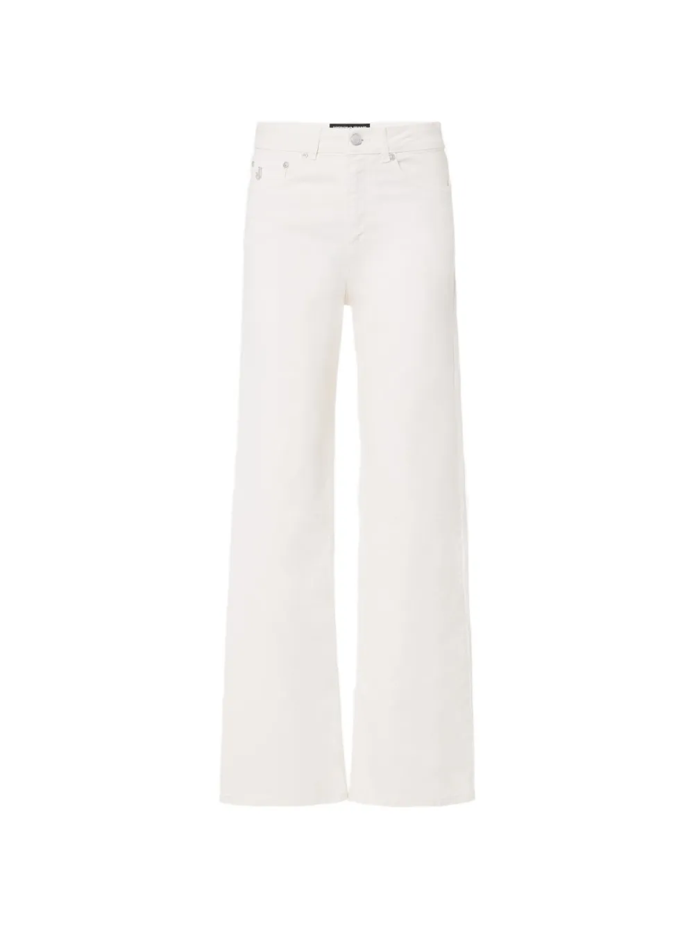 Iceberg logo-plaque wide-leg jeans - Bianco