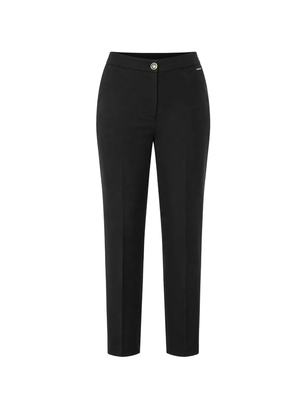 Just Cavalli pressed-crease split-hem trousers - Nero