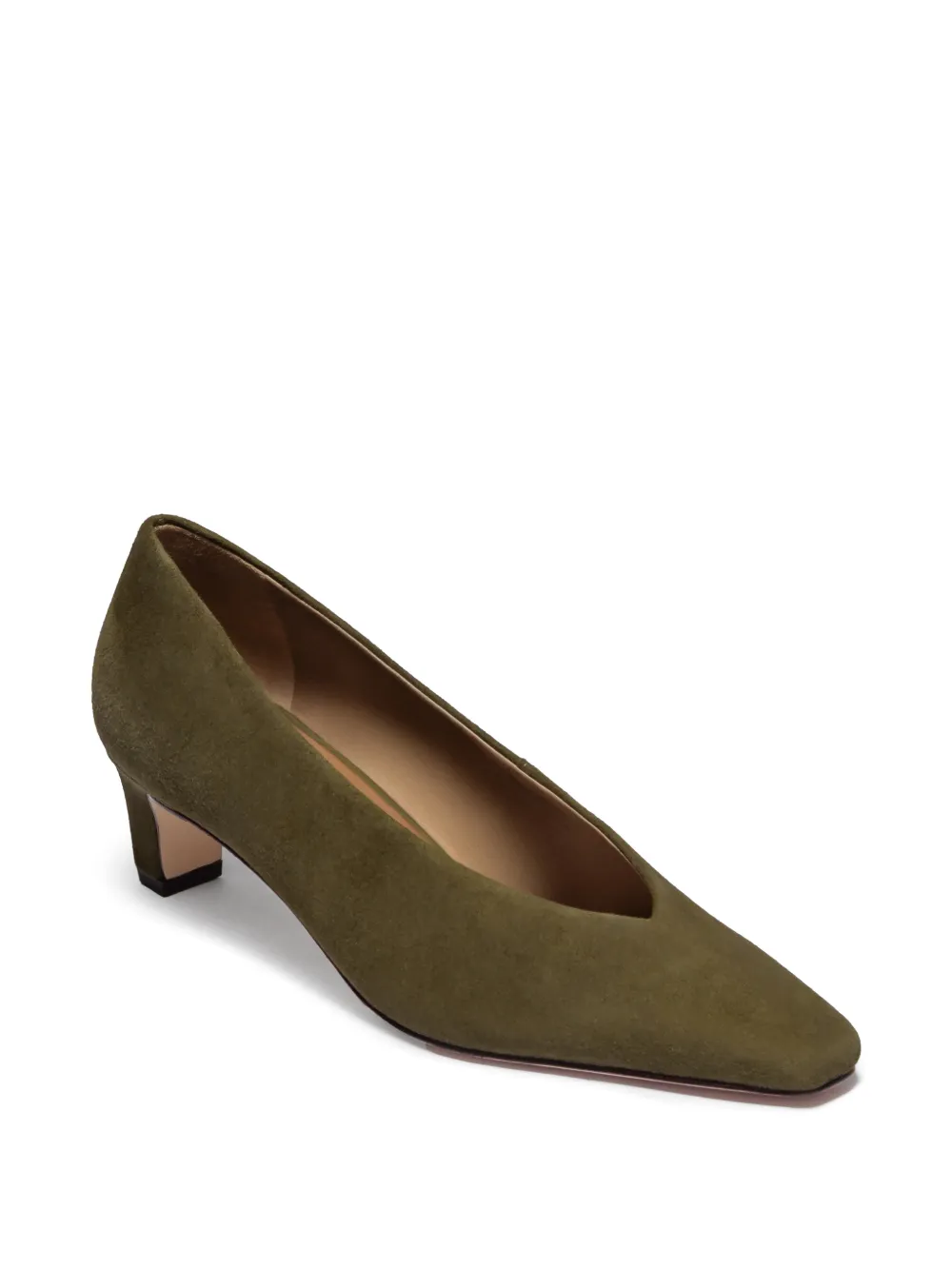 Bernardo Chiara pumps met vierkante neus Groen