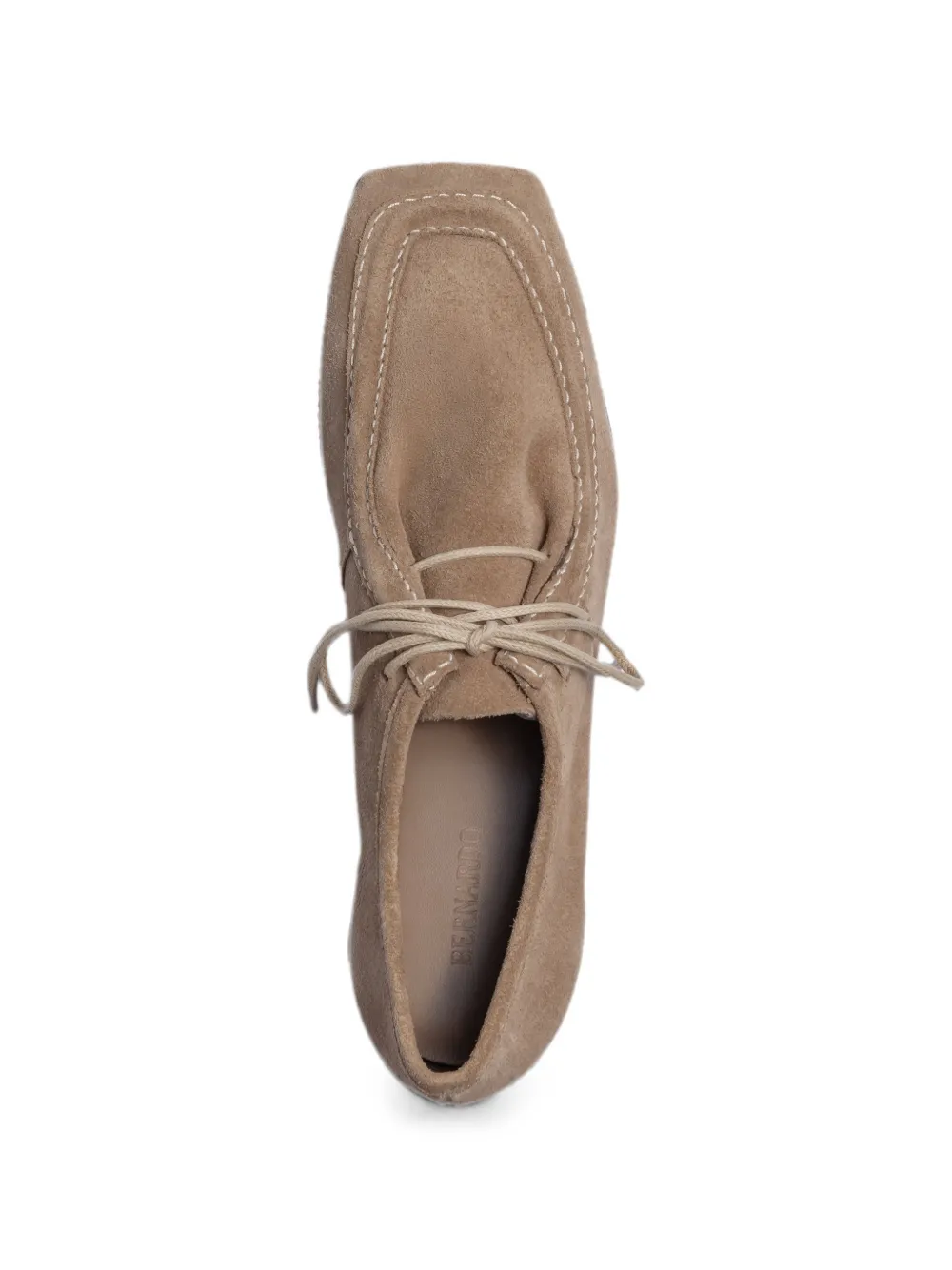 Bernardo Tate derby schoenen met vierkant montuur Beige