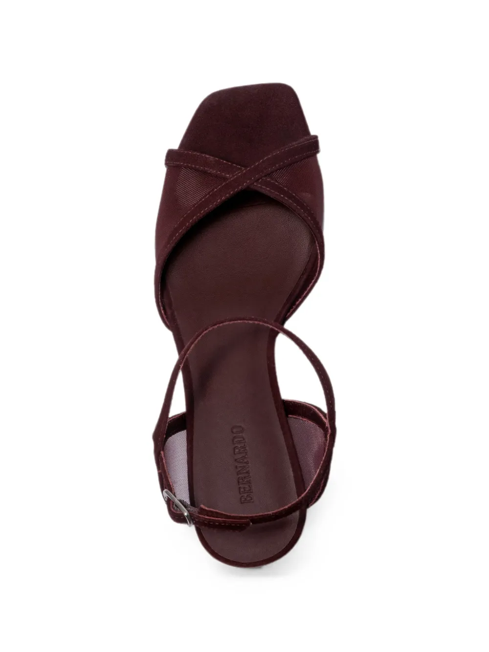 Bernardo Celeste sandalen met plateauzool Bruin