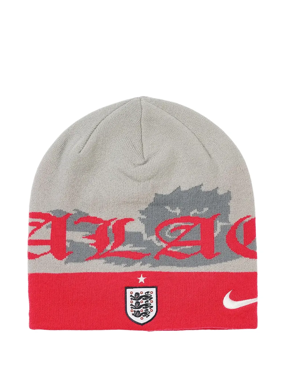 Nike x England x Palace knitted beanie hat - Grigio