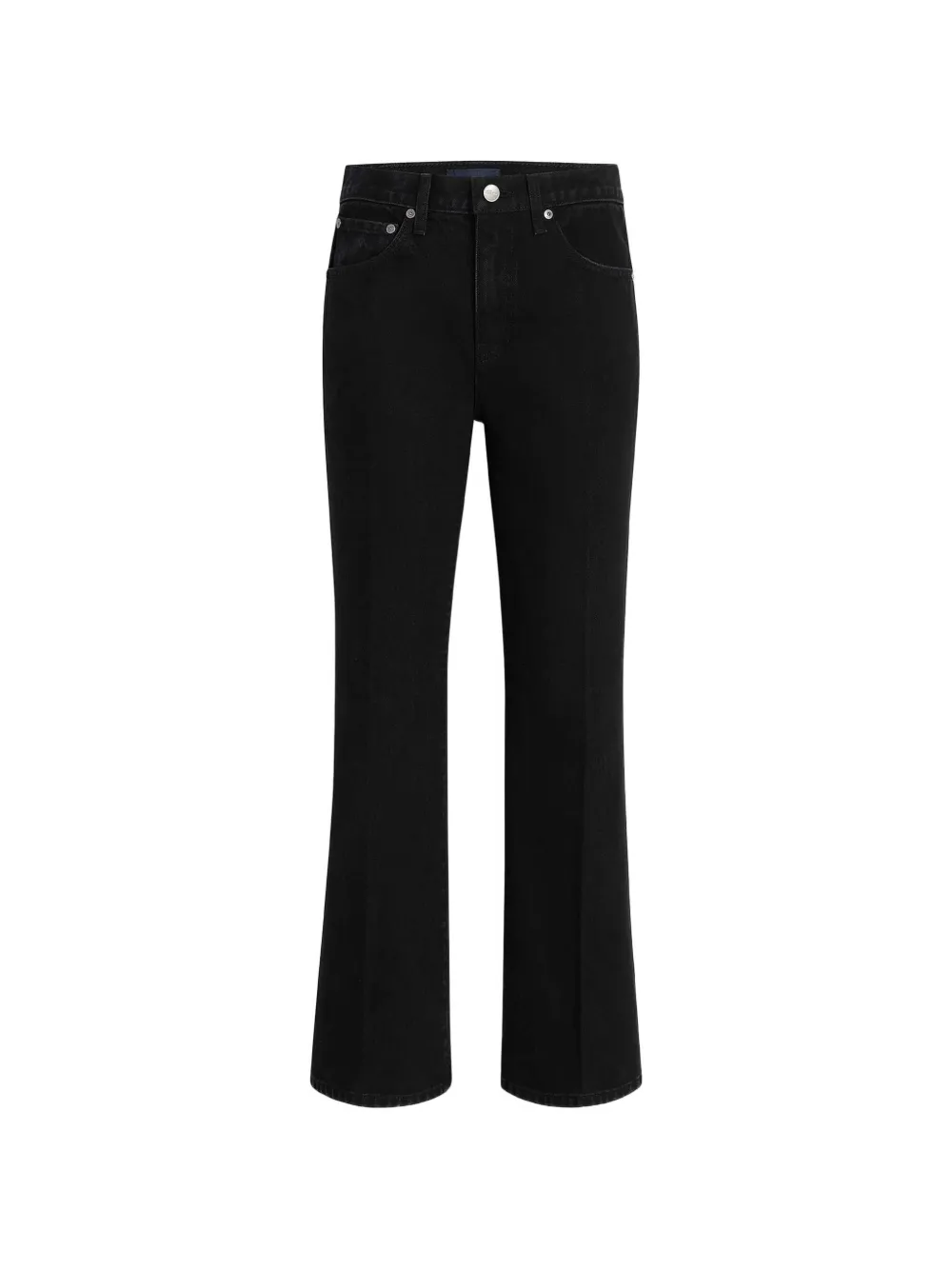 Khaite Flared-leg Cotton Jeans In Black
