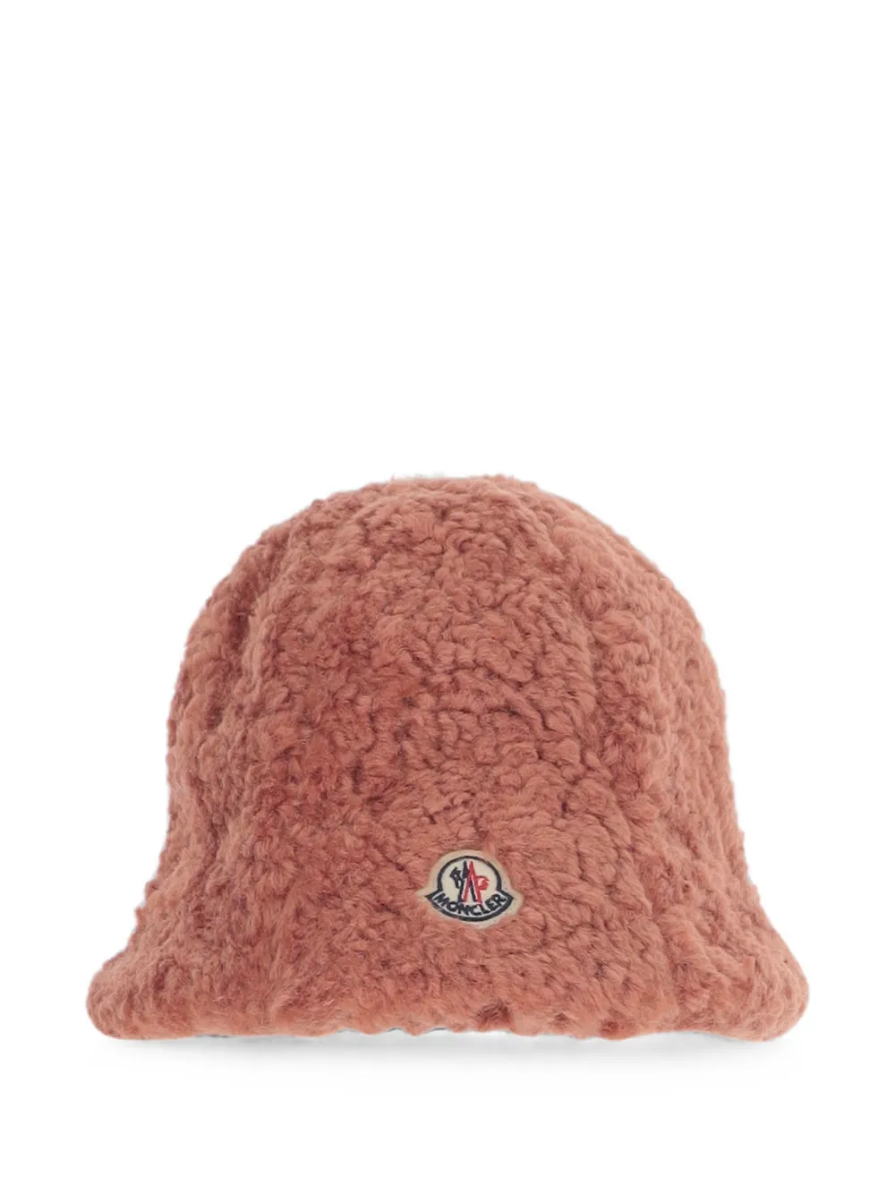 Moncler Enfant ロゴパッチ バケットハット | ピンク | FARFETCH JP