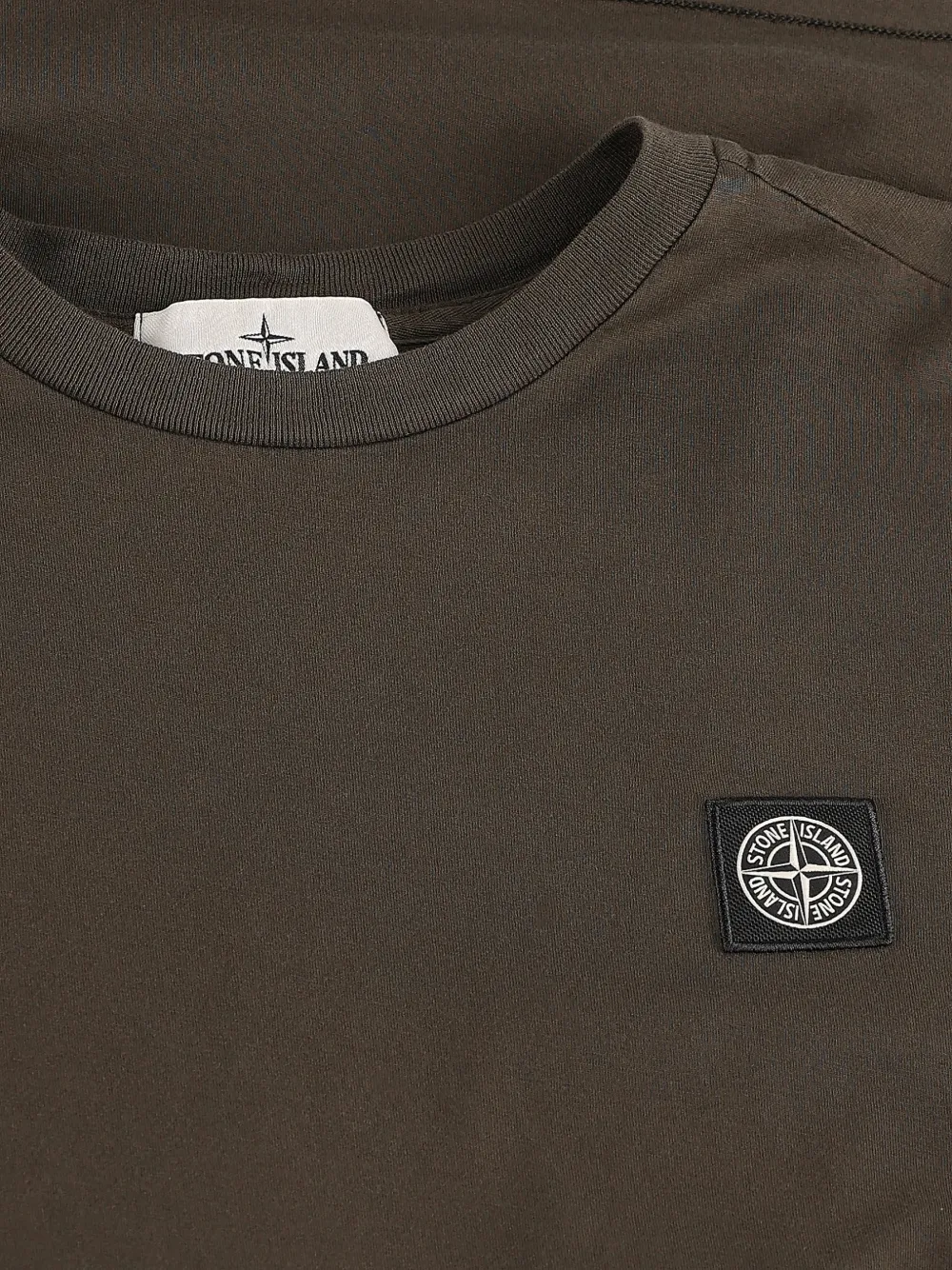 Stone Island T-shirt met Compass-logopatch Groen