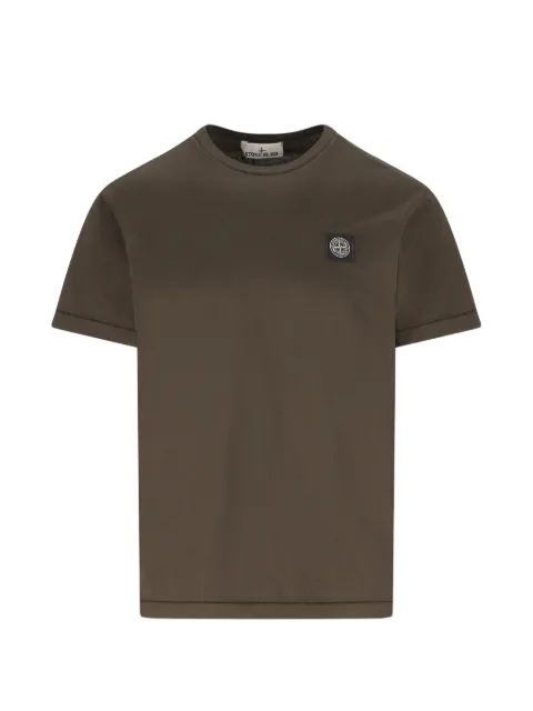 Stone Island logo-patch short-sleeve T-shirt