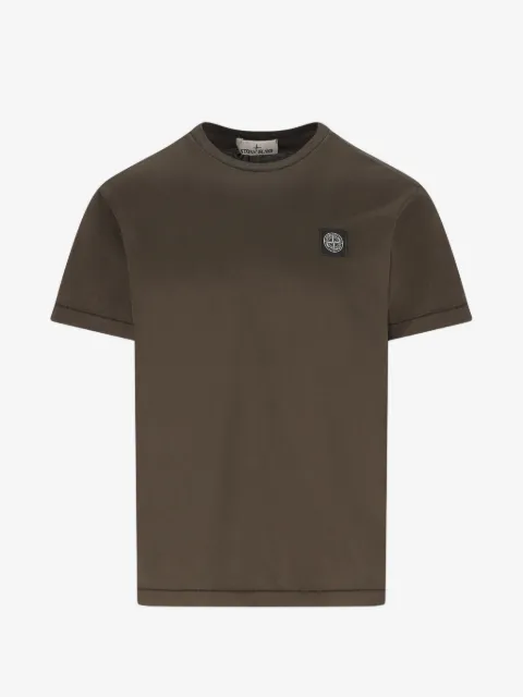 Stone Island logo-patch short-sleeve T-shirt