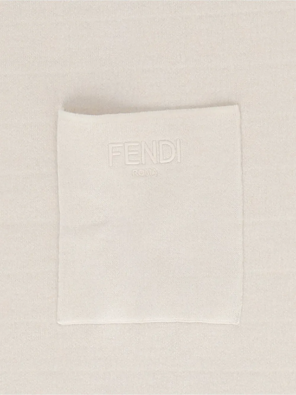 Fendi Kids FF omkeerbare cape Beige