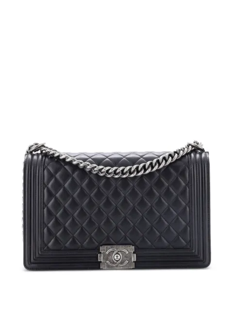CHANEL Pre-Owned Boy Flap Bag Quilted Lambskin New Medium shoulder bag