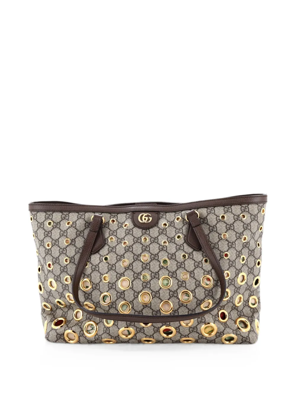 Gucci Pre-Owned Borsa tote Ophidia GG media - Marrone