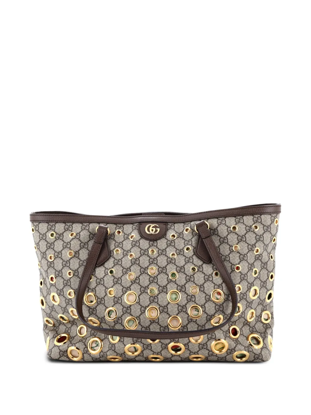 Gucci Pre-Owned Borsa tote Ophidia GG media - Marrone