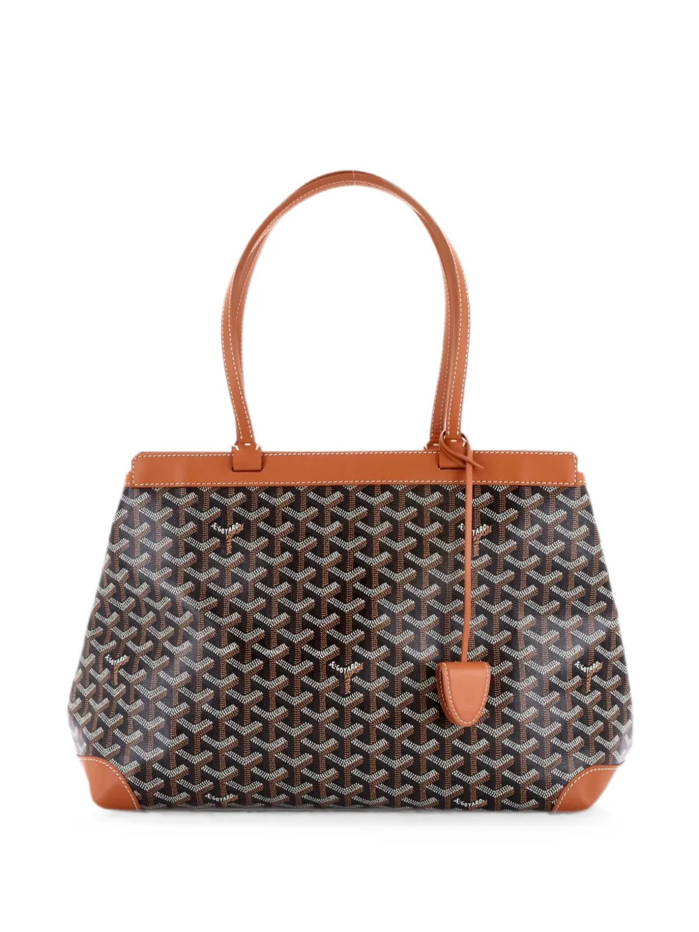 Goyard Pre-Owned Borsa tote Bellechasse PM in tela cerata - Marrone