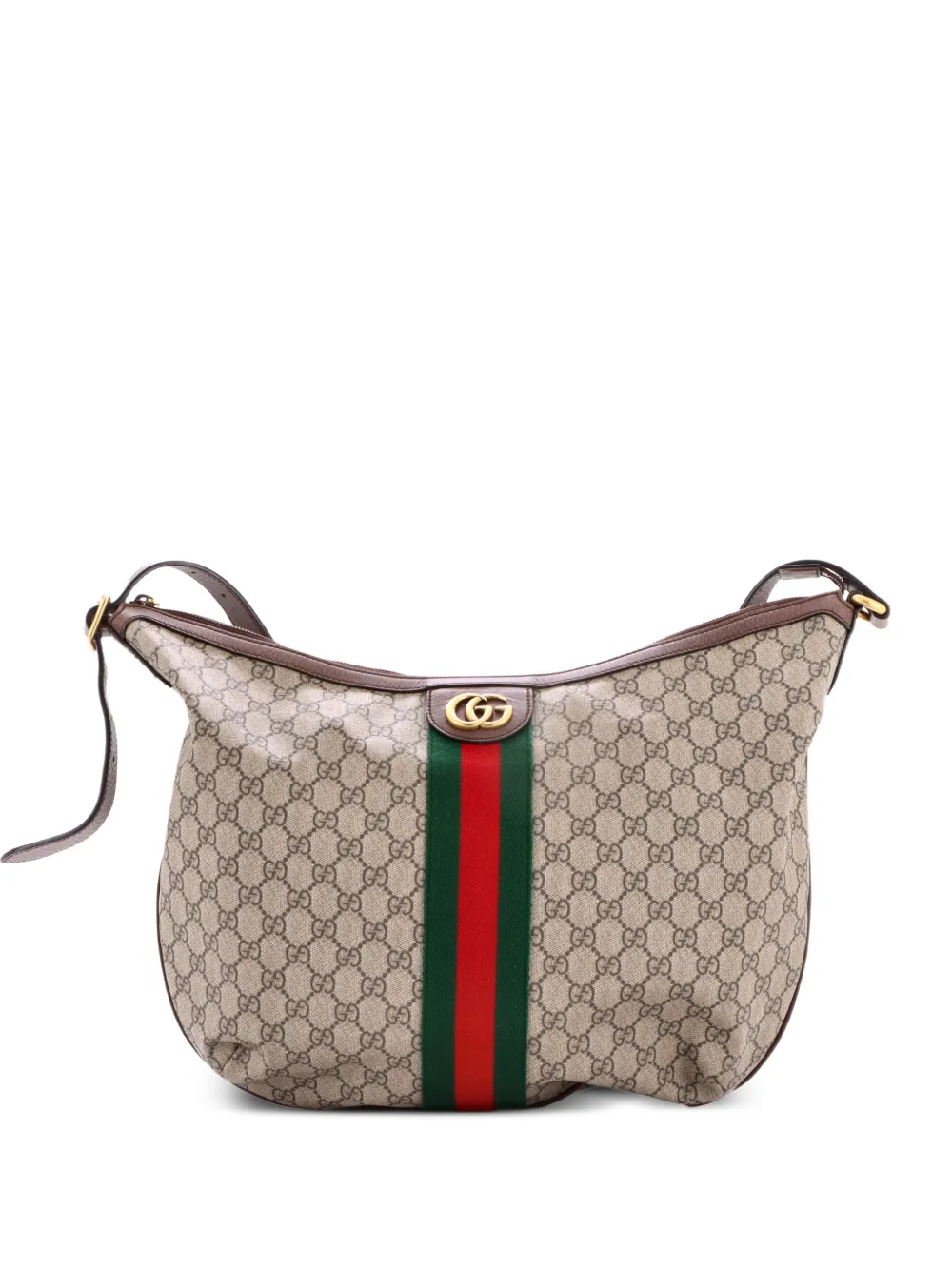 Gucci Pre-Owned Große Ophidia GG Canvas-Beuteltasche - Braun