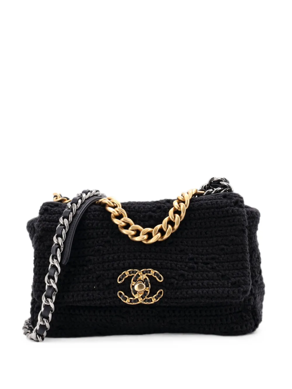 CHANEL Pre-Owned Borsa a spalla 19 Flap Bag - Nero