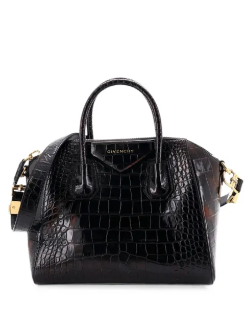 Givenchy Pre-Owned Antigona Bag Crocodile Embossed Leather Medium satchel