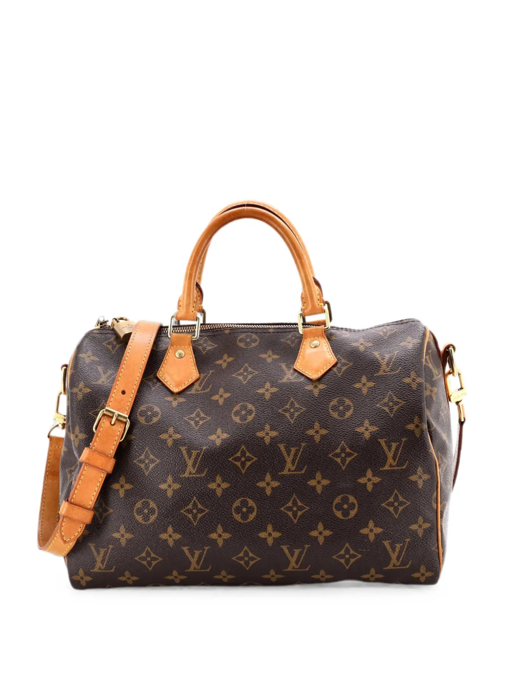 Louis Vuitton Pre-Owned Speedy Bandouliere Bag Monogram Canvas 30 shoulder bag - Brown